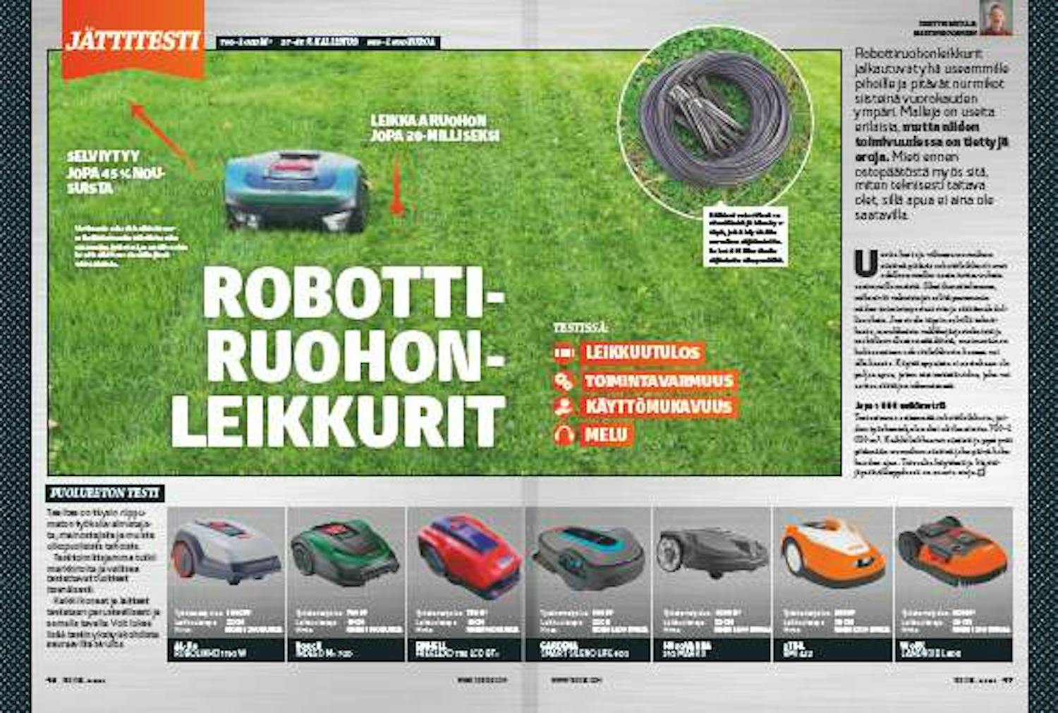 Robottiruohonleikkuri Robottiruohonleikkuri